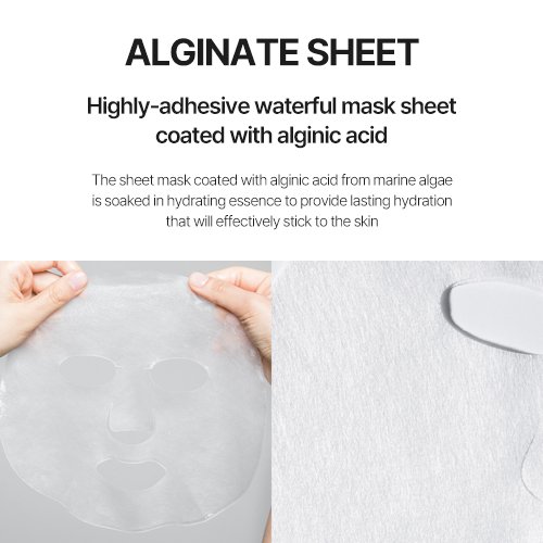 Detail of HUECALM Alginate sheet coated with marine algae alginic acid for high adhesion