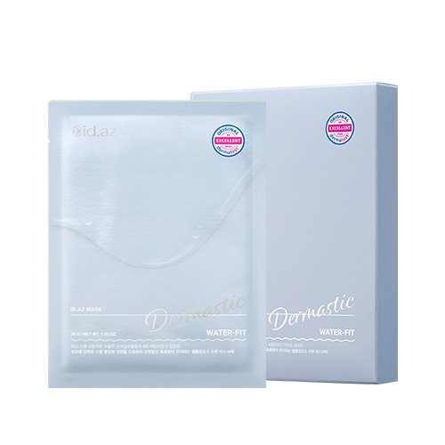 ID Placosmetics Dermastic Water-Fit Mask front packaging highlighting Dermatest Excellent rating and net weight