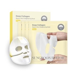 [SUNGBOON EDITOR] Deep Collagen Niacin Vita C Brightening Mask (4ea)
